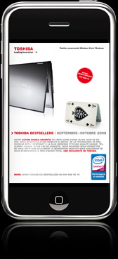 toshiba on iphone